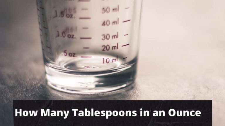 How Many Tablespoons in an Ounce?