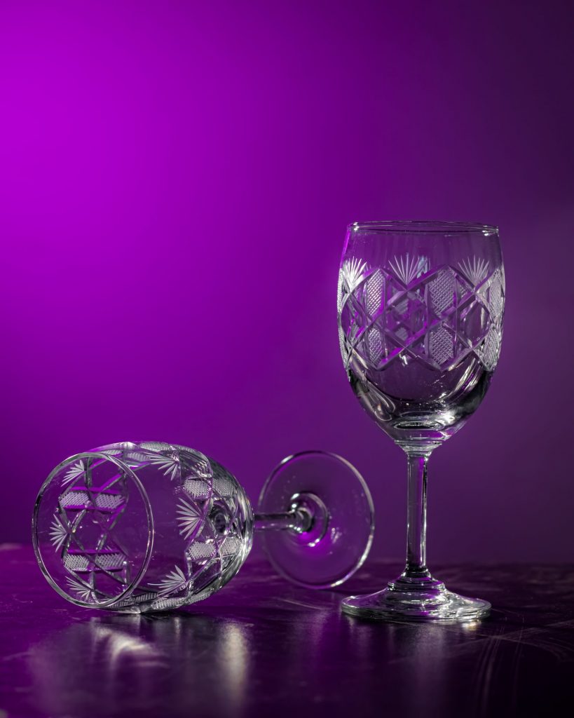 Crystal Design Wine Glass 5