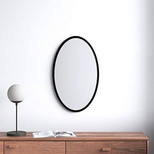 Oval Wood Mirror 3