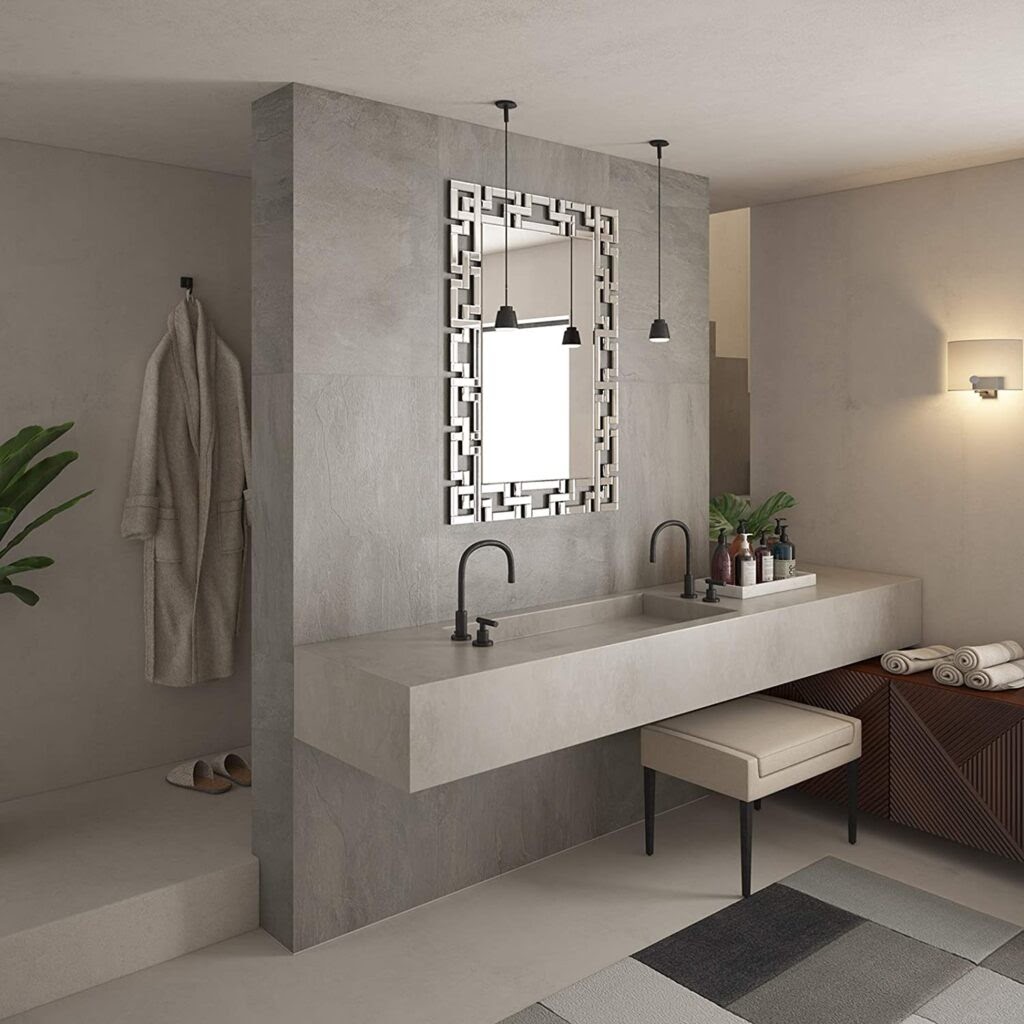 wash basin mirror design