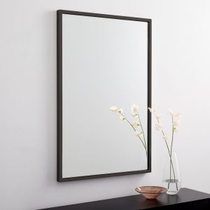 30 x 30 Black Rectangle Mirror