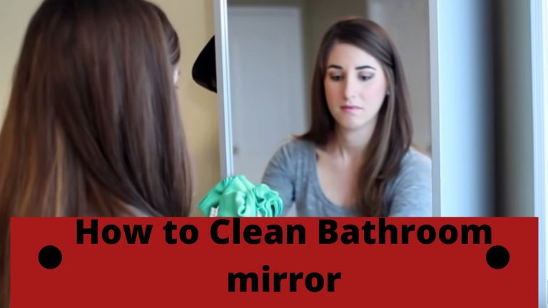 How to Clean Bathroom mirror {Bapida}