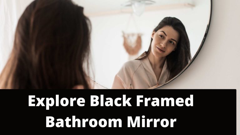 New Design Black Framed Bathroom Mirror