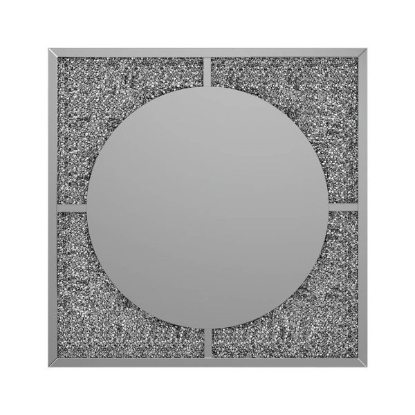 Faustine Crystal Square Wall Mirror