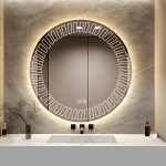 Apollo Round LED Bathroom Mirror (3 Led Lights)