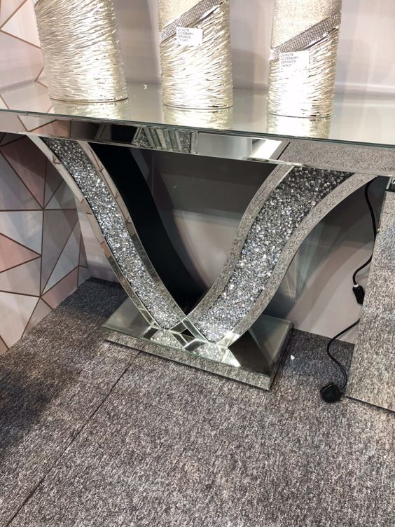 Mehra Crystal Console Table 2