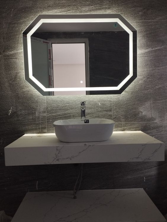 Orlonda Hex LED Mirror