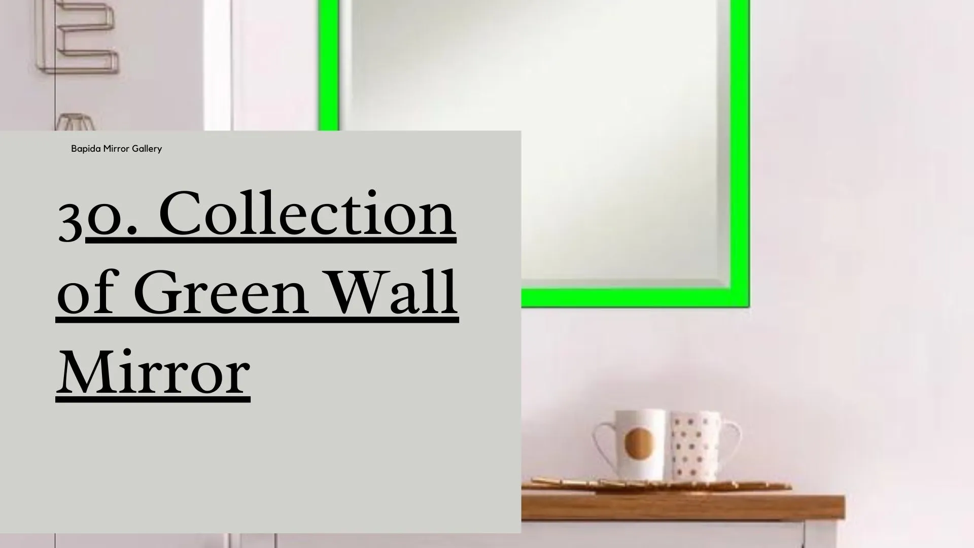 Collection of Green Wall Mirror