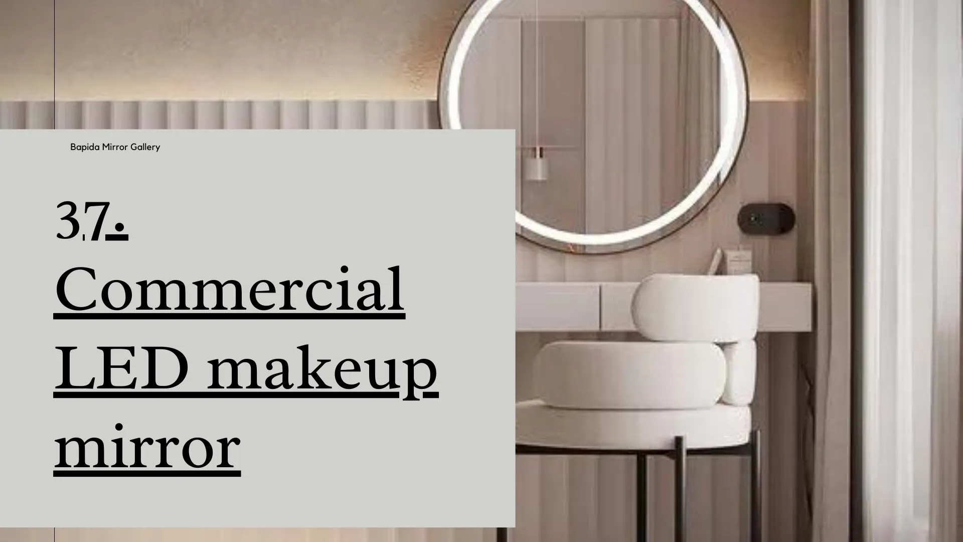 Commercial LED Makeup Mirror
