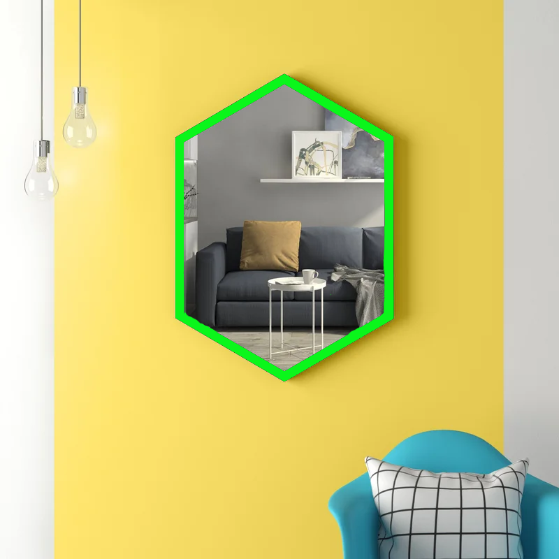 Green color mirror from bapida 9