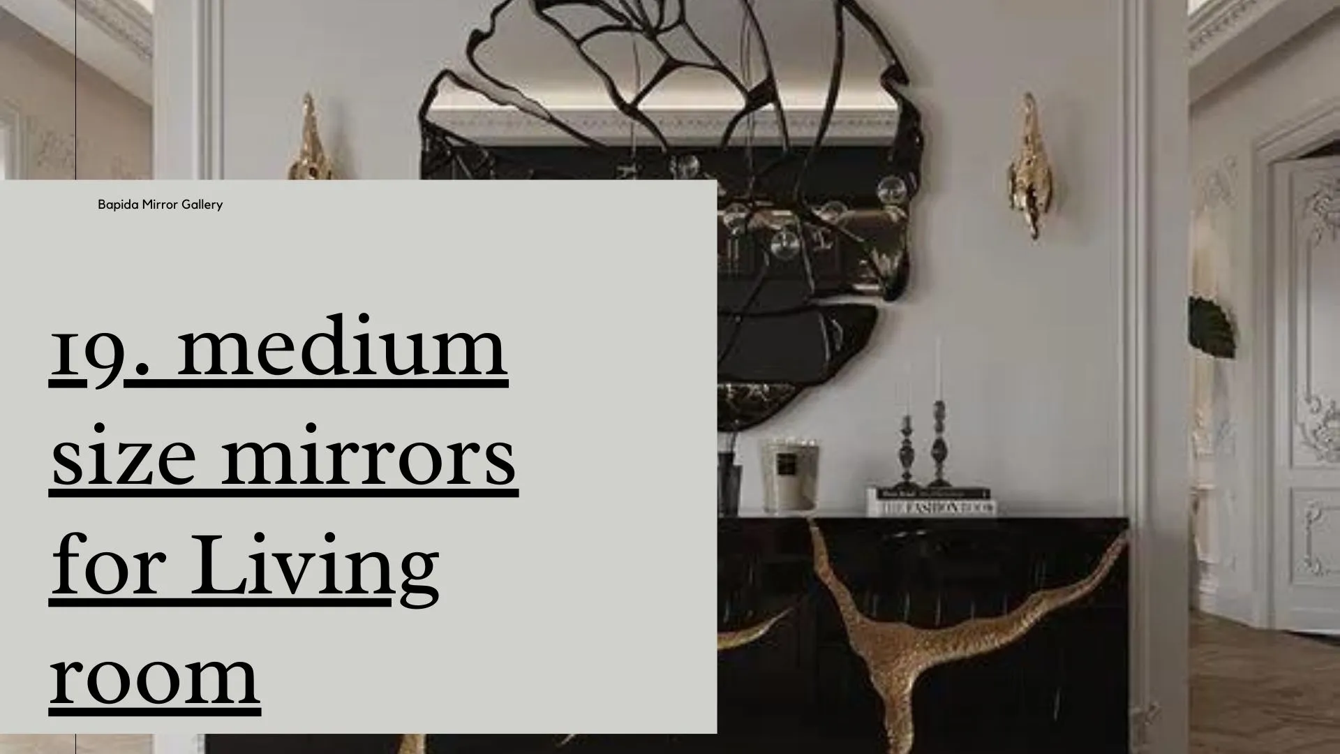Medium Size Mirrors for Living Room