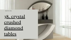 Crystal Diamond Console Table for Home
