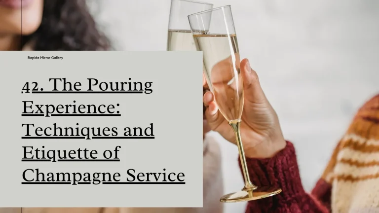 The Pouring Experience of Champagne Glass