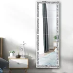 Ansley Rectangle Silver Crystal Mirror 2