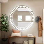 Anahi Round LED Mirror with 3 Lights