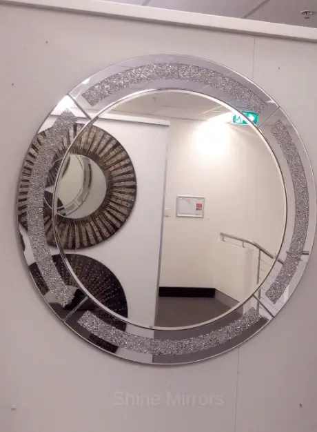 Elya Round Crystal Mirror 4