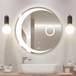 Franciska Round LED Wall Mirror