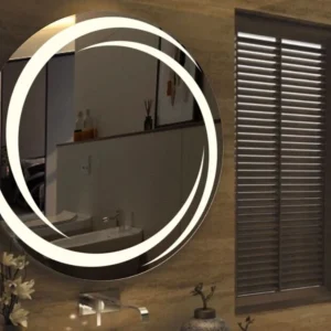Haley Round LED Mirror with 3 Lights