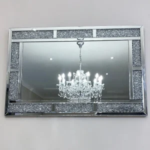 Laffey Crystal Rectangle Mirror-