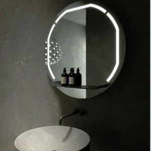Mirage Round LED Mirror with 3 Lights 2