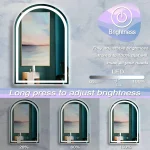 Arch Framless LED Mirror