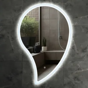 Raindrop Irregular LED Mirror 2